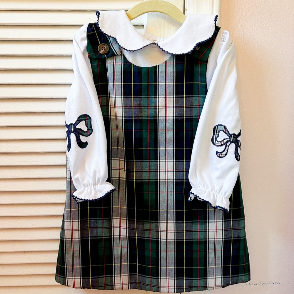 TBBC Juliet Jumper (4T) and Emma’s Elbow Patch Top (3T) Old Campus Clad - EUC